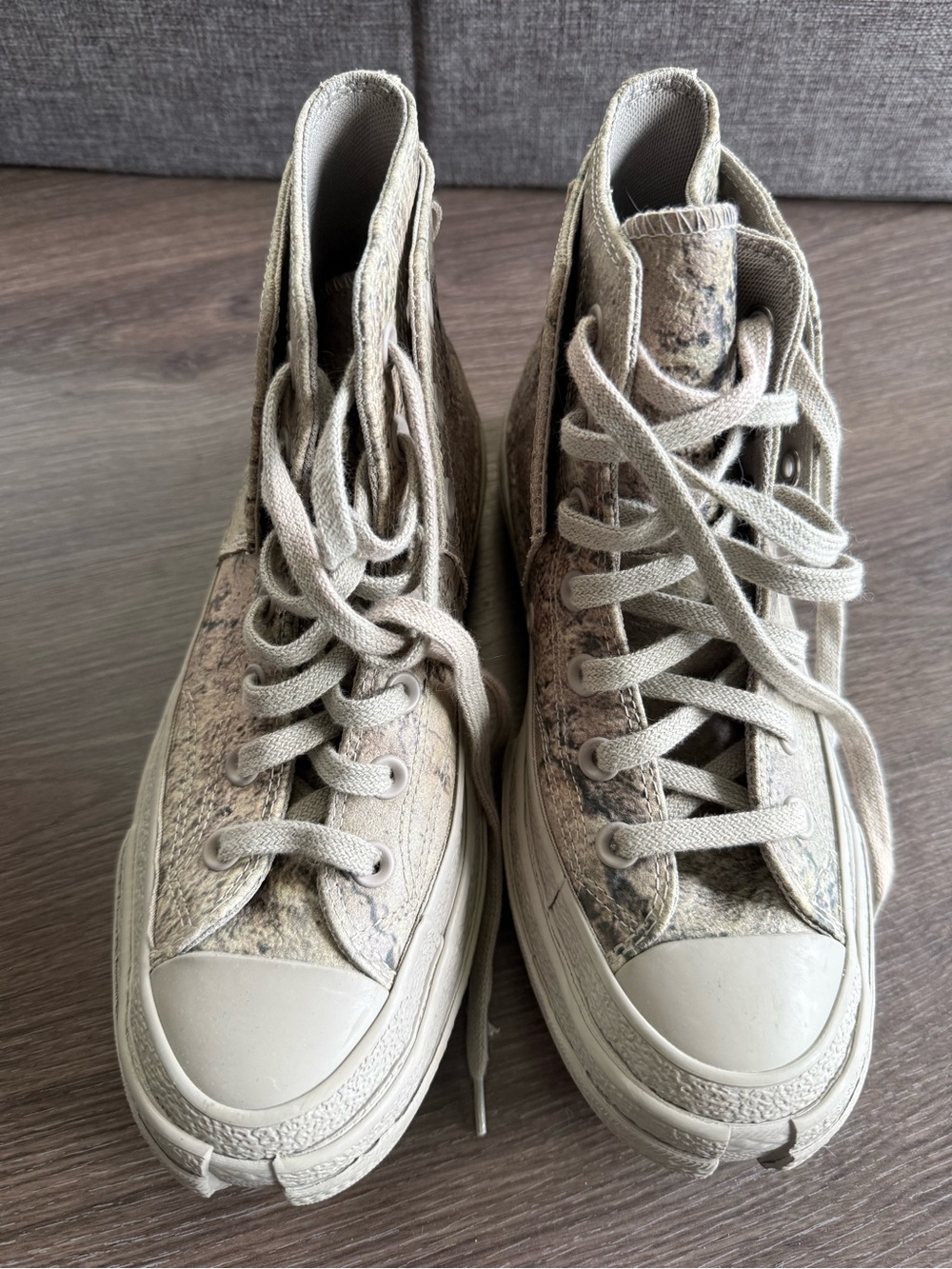 Converse X Feng Chen Wang Women's High-Top Sneakers in Light Taupe